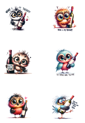 Klippark A4 Wine is My Therapy