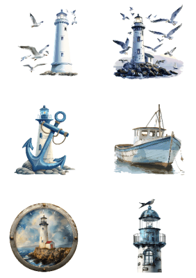 Klippark A4 Till sjös 