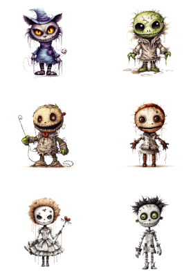 Klippark A4 Halloween 2