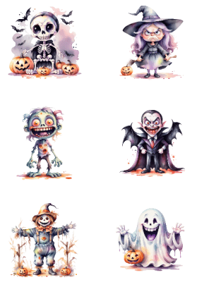 Klippark A4 Halloween 3