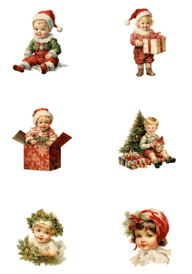 Klippark A4 Retro Jul