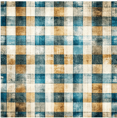 Papper 12x12 inch - Blå Distress 1