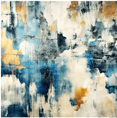 Papper 12x12 inch - Blå Distress 6