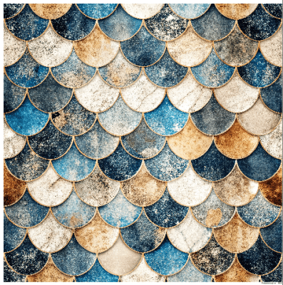 Papper 12x12 inch - Blå Distress 8