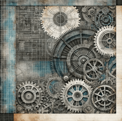 Papper 12x12 inch - Industrial 4