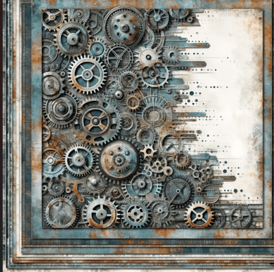 Papper 12x12 inch - Industrial 9