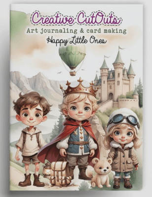 Creatief Art Book Creative CutOuts - Happy Little One