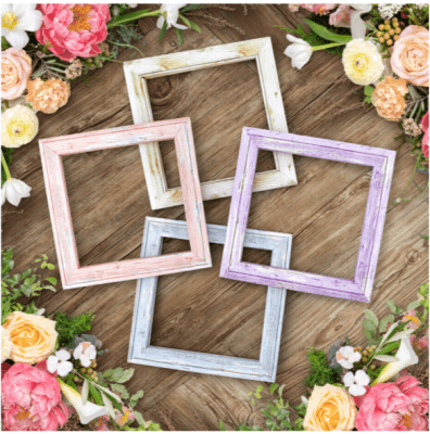 Katy Sue Designs Rustic Wood Effect 6x6 Inch Box Frames 