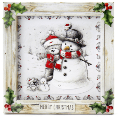 Katy Sue Designs Rustic Wood Effect 6x6 Inch Box Frames 