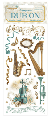 Stamperia Rub On - Masquerade Instruments