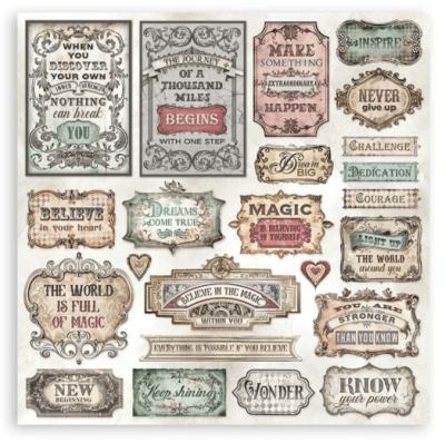 Stamperia 8x8 Paper Pack - Master of Magic