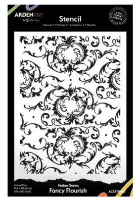 Arden Creative Studio Stencil - Fancy Flourish 