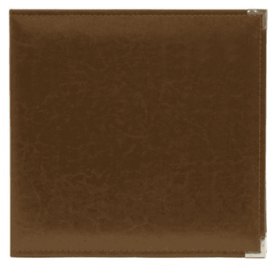 We R Classic Leather D-Ring Album - Dark Chocolate