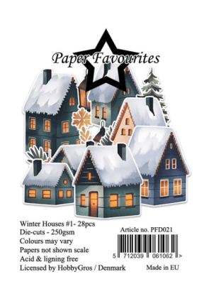 Paper Favourites Die-Cuts - Winter Houses 1
