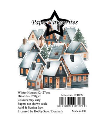 Paper Favourites Die-Cuts - Winter Houses 2
