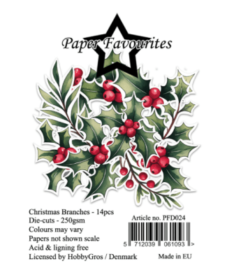 Paper Favourites Die-Cuts - Christmas Branches