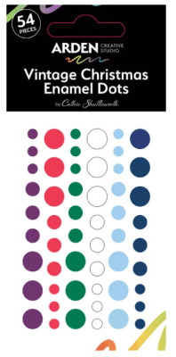Arden Creative Studio Enamel Dots - Vintage Christmas