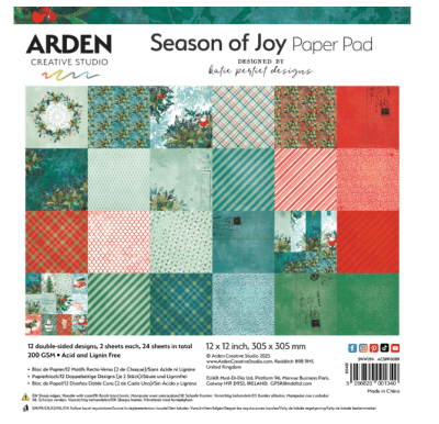 Arden Creative Studio12x12 Paper Pad - Season of Joy