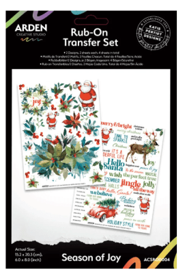 Arden Creative Studios Rub-On - Season of Joy 