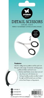 Studio Light Detail Scissor soft grip fine tip 