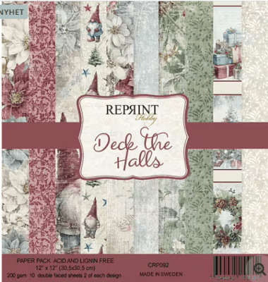 Reprint 12x12 Paper Pack Collection - Deck The Halls