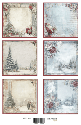 Reprint Papper A4 Klippark Tags - Deck The Halls