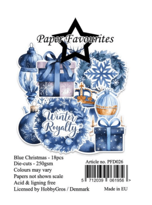 Paper Favourites Die-Cuts - Blue Christmas