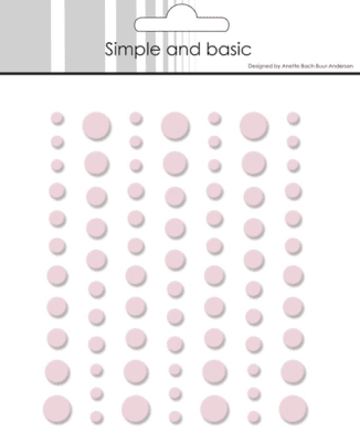Simple and Basic Matte Enamel Dots - Light Pink