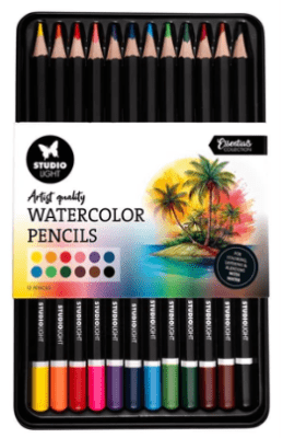 Studio Light Pencils 12 Colors - Watercolour