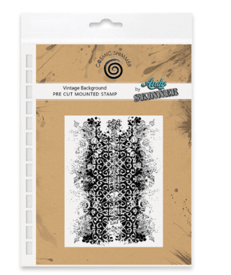 Andy Skinner Rubber Stamp - Vintage Background