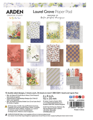 Arden Creative Studio 6x8 Paper Pad - Laurel Grove 