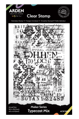 Arden Creative Studio Background Stamp - Laurel Grove Typecast Mix 