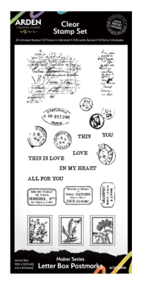Arden Creative Studio Stamp - Laurel Grove Letter Box Postmarks Set