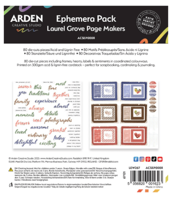 Arden Creative Studio Ephemera Die Cut - Laurel Grove Page Makers