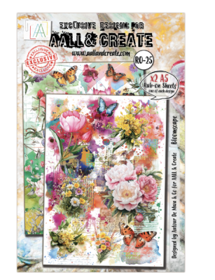 Aall and Create Rub On - Radiant Florals Bloomscape 