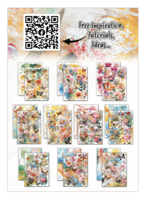 Aall and Create A4 Design Paper - Garden Daydreams Dandelion Haze