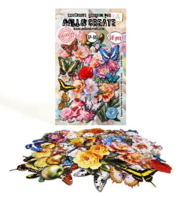 Aall and Create A6 Ephemera Die-Cuts - Meadow Bloom Sorbet Petals