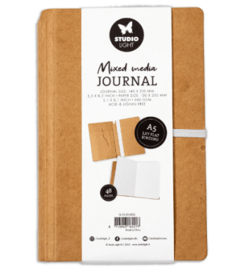 Studio Light Essentials Mixed Media Journal A5 size