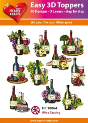 Easy 3D Toppers - Wine Tasting