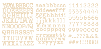 Arden Creative Studios Alphabet Stickers - Remembering... 