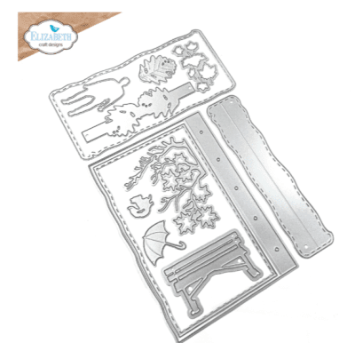 Elizabeth Craft Designs Dies - Golden Season Dies Build a Journal XL