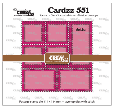 Crealies Dies - Postage Stamp Frame Jette 