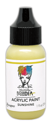 Dina Wakley Media Acrylic Paint - Sunshine 