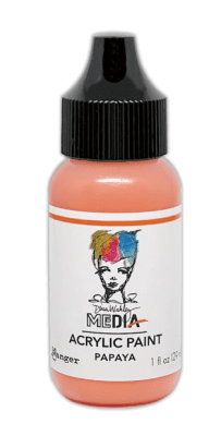 Dina Wakley Media Acrylic Paint - Papaya