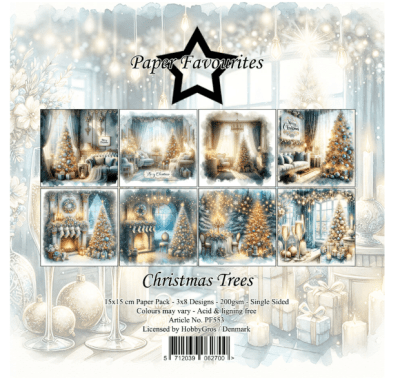 Paper Favourites 6x6 Paper Pad - Christmas Trees 