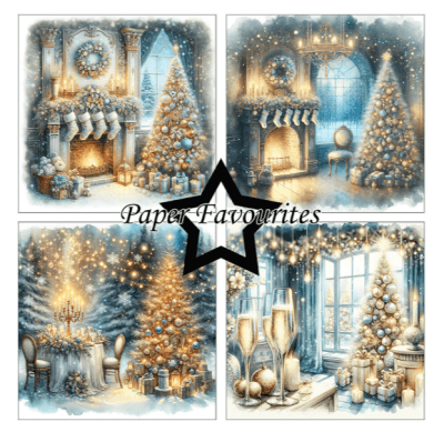 Paper Favourites 6x6 Paper Pad - Christmas Trees 