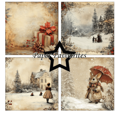 Paper Favourites 6x6 Paper Pad - Victorian Christmas