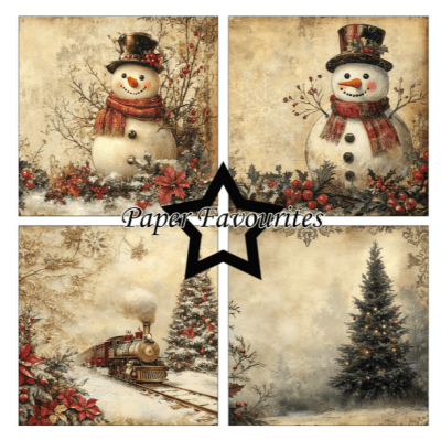 Paper Favourites 6x6 Paper Pad - Victorian Christmas