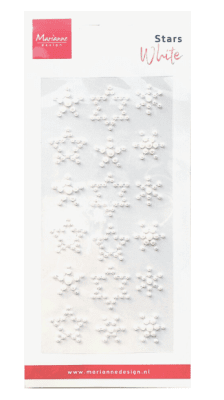 Marianne Design Decorations Stars Pearls White 