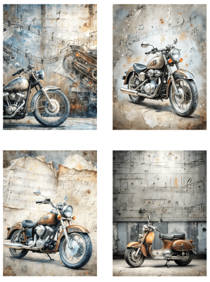 Klippark A4 Motorcykel